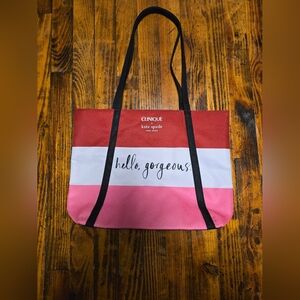 Clinique × Kate Spade Hello Gorgeous Edition Tote Bag
